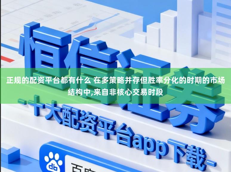 正规的配资平台都有什么 在多策略并存但胜率分化的时期的市场结构中，来自非核心交易时段